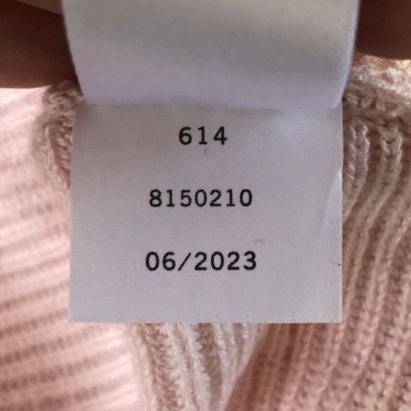 1. STATE Women's Pink V-Neck Ribbed Long Sleeve Pullover Sweater Size Small - Picture 6 of 12